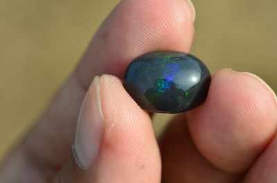 6.4cts Black Banten opal